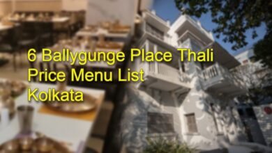 6 Ballygunge Place Thali Price Menu List South City,Salt Lake Sector 5 in Kolkata