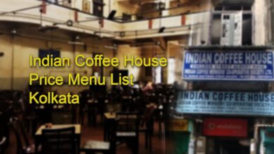 Indian Coffee House Price Menu List in Kolkata