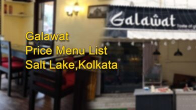 Galawat Price Menu List in Kolkata