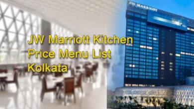 JW Marriott Price Menu List in Kolkata JW kitchen